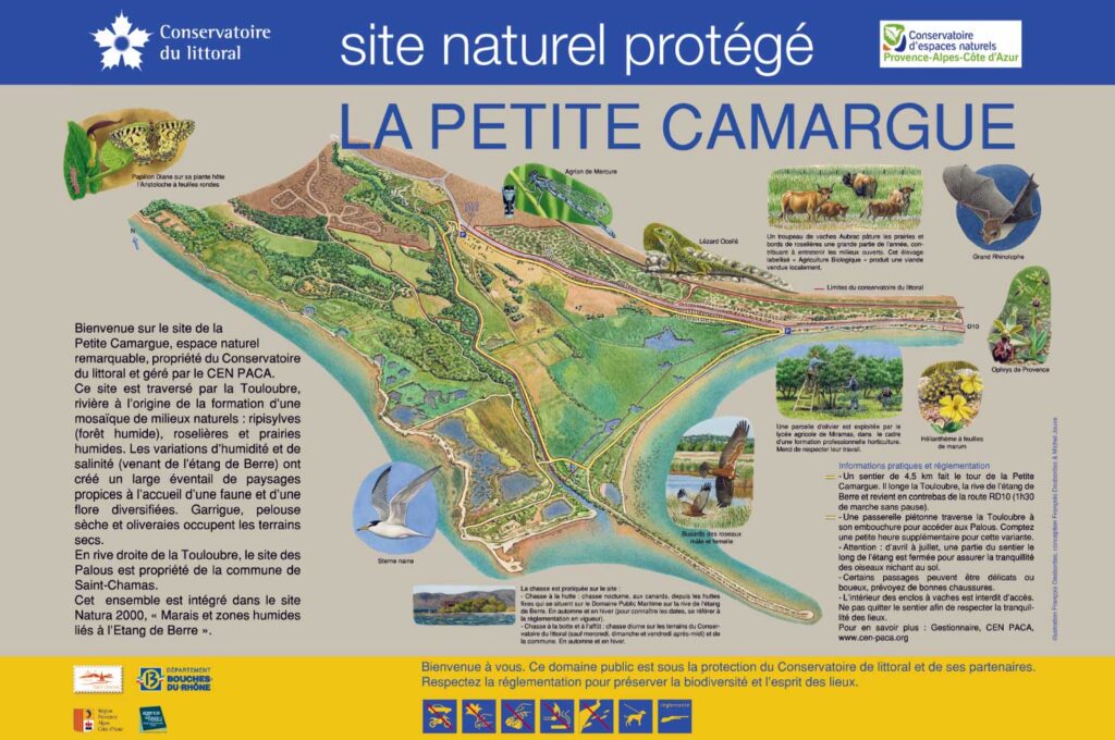 Petite Camargue - affichage - Conservatoire du Littoral - F.Desbordes